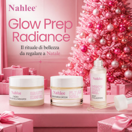 Kit Glow Prep Radiance con siero Who's That Girl, contorno occhi Fly as Hell e crema Beauty Keeper